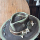 Flower Distressed Painted Hat