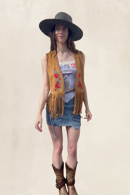 Heart Denim Mini