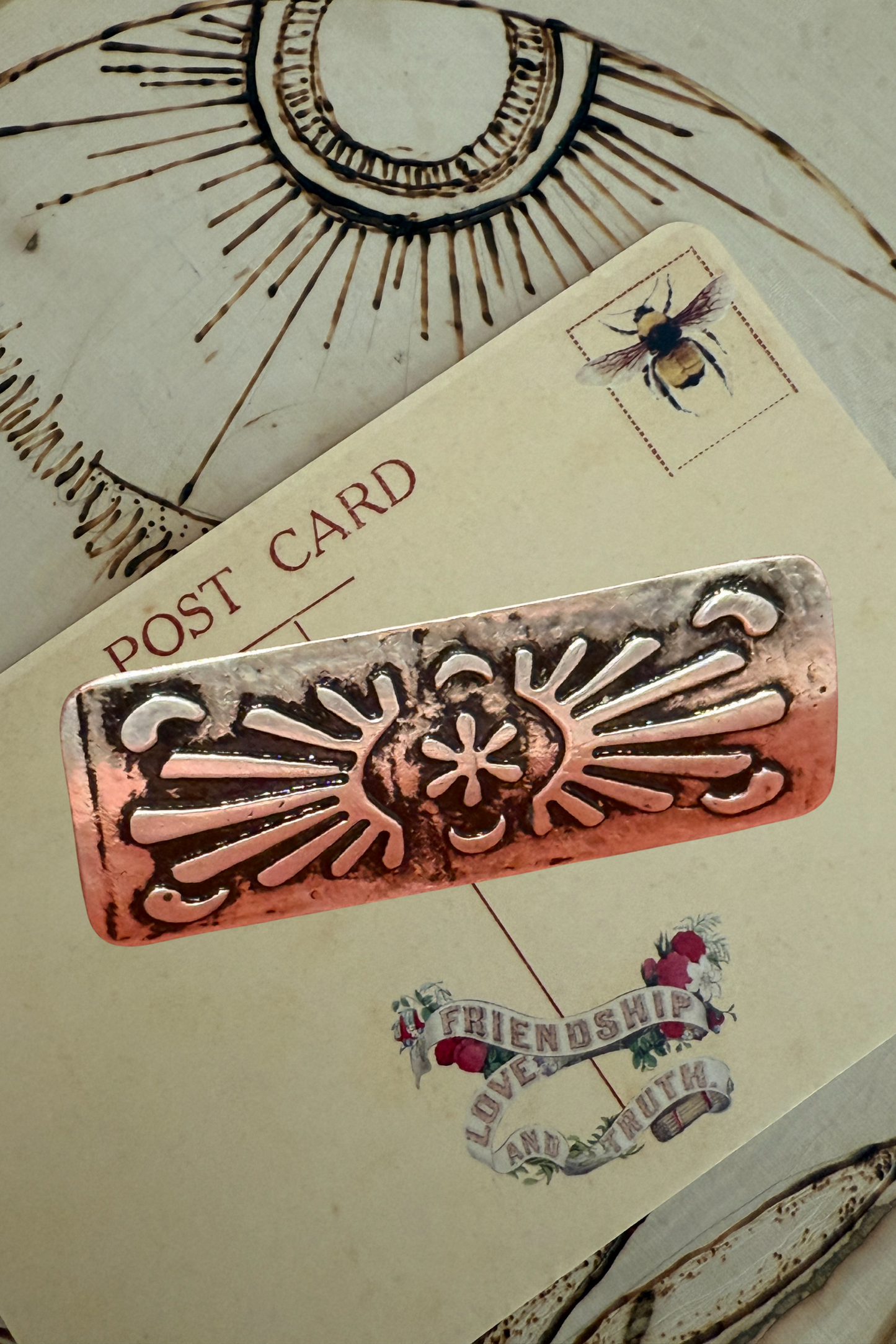 Rectangle Boho Hat Pin