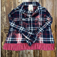 M/L Ruffled Flannel