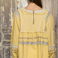 Back Zip Boho Top