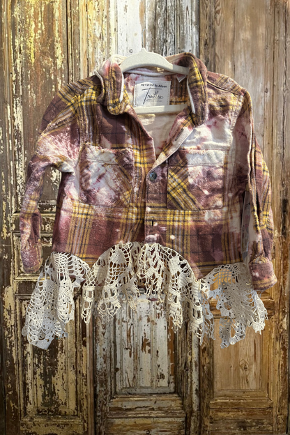 12-18m Lace Plaid