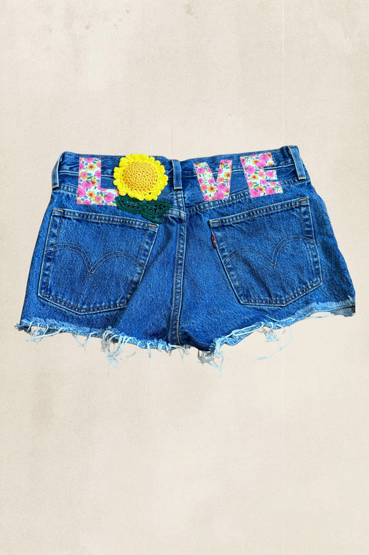 Size 27  Love Shorts