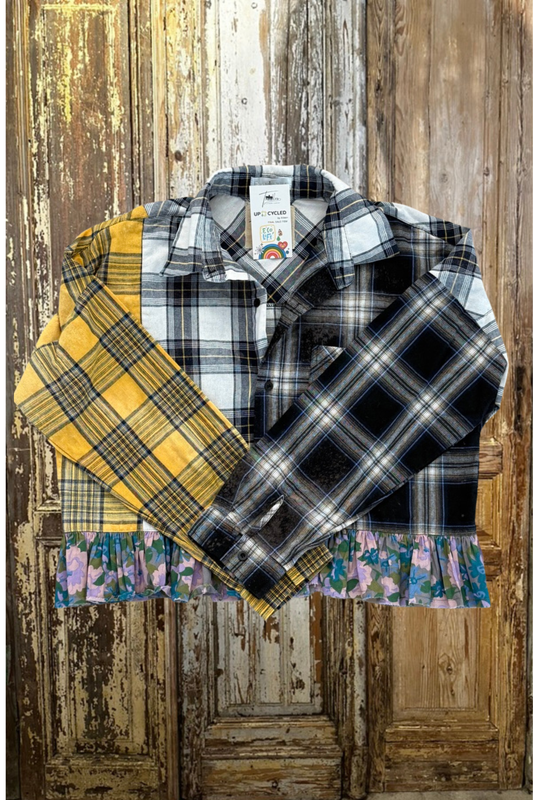 S/M Ruffled Flannel