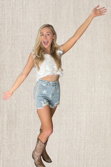 Stars Side Bling Shorts
