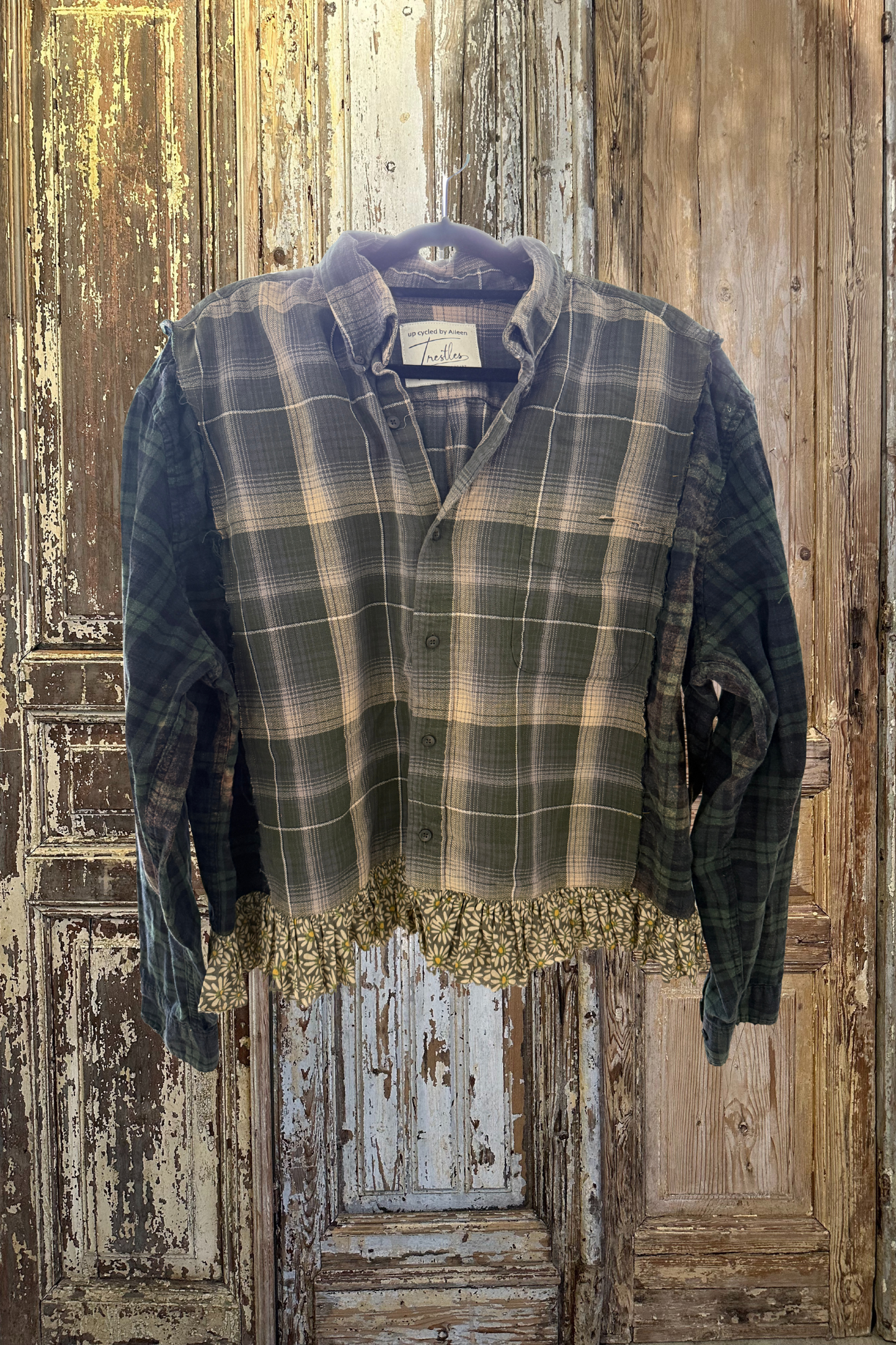 Large Frankenstein Ruffled Flannel