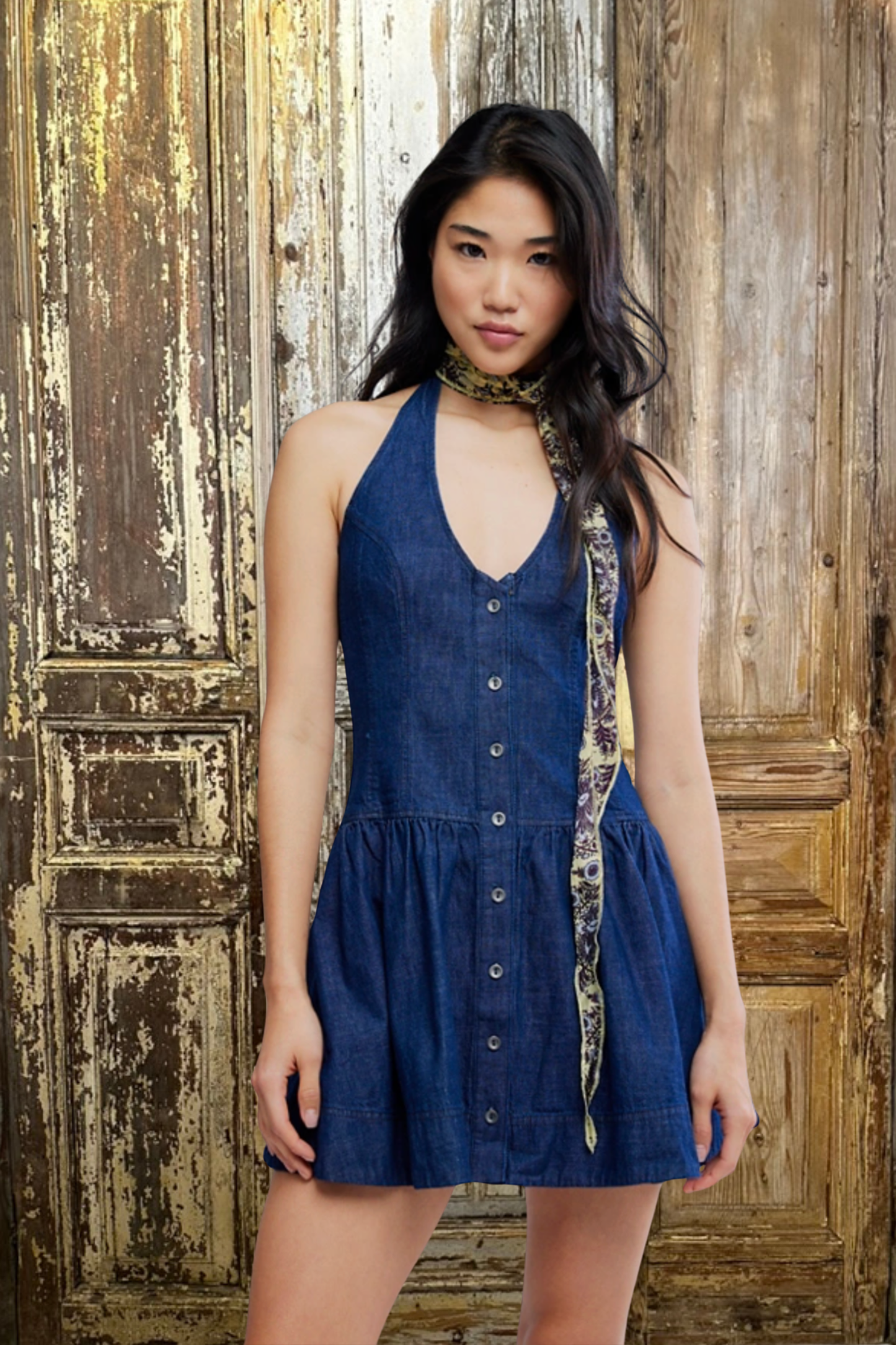 Clean Break Denim Mini