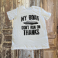 My Boat Don't Run On Thanks