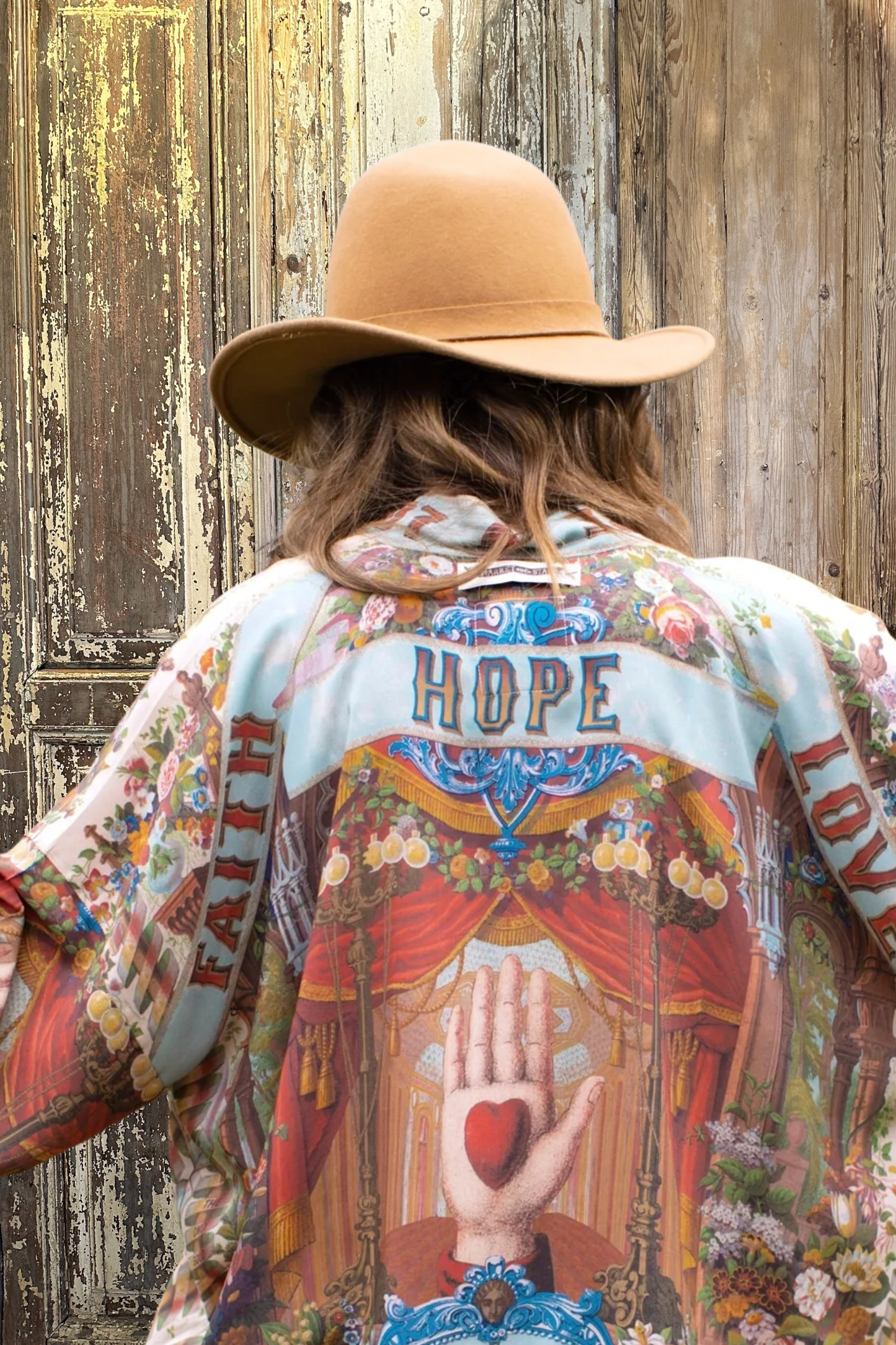 Love Language Cropped Kimono-9947