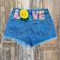 Size 24 Love Shorts