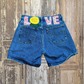 Size 27  Love Shorts