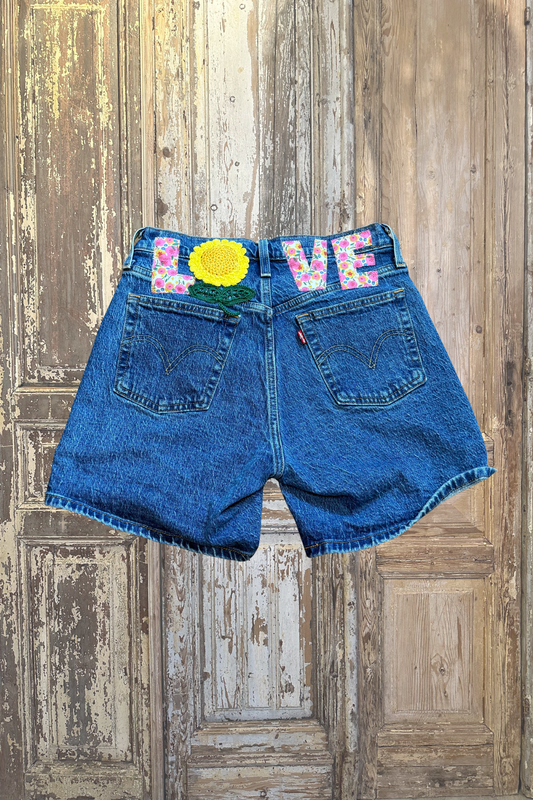 Size 27  Love Shorts
