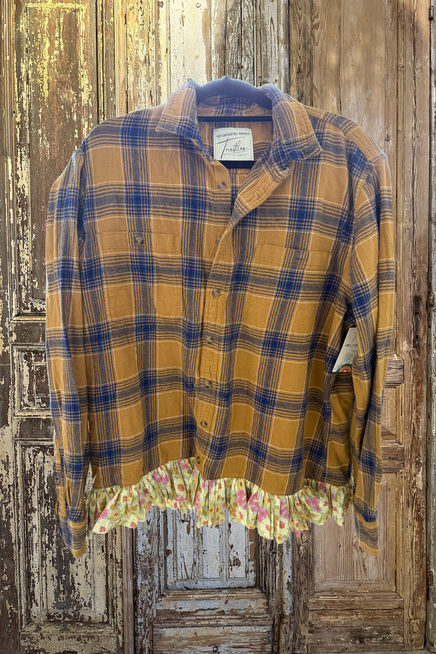 XLarge Ruffled Flannel