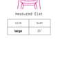 Large Ruffled Flannel