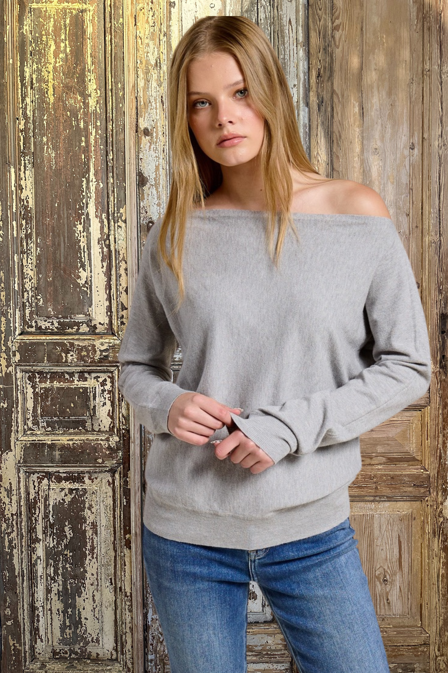 Lux Boatneck Sweater