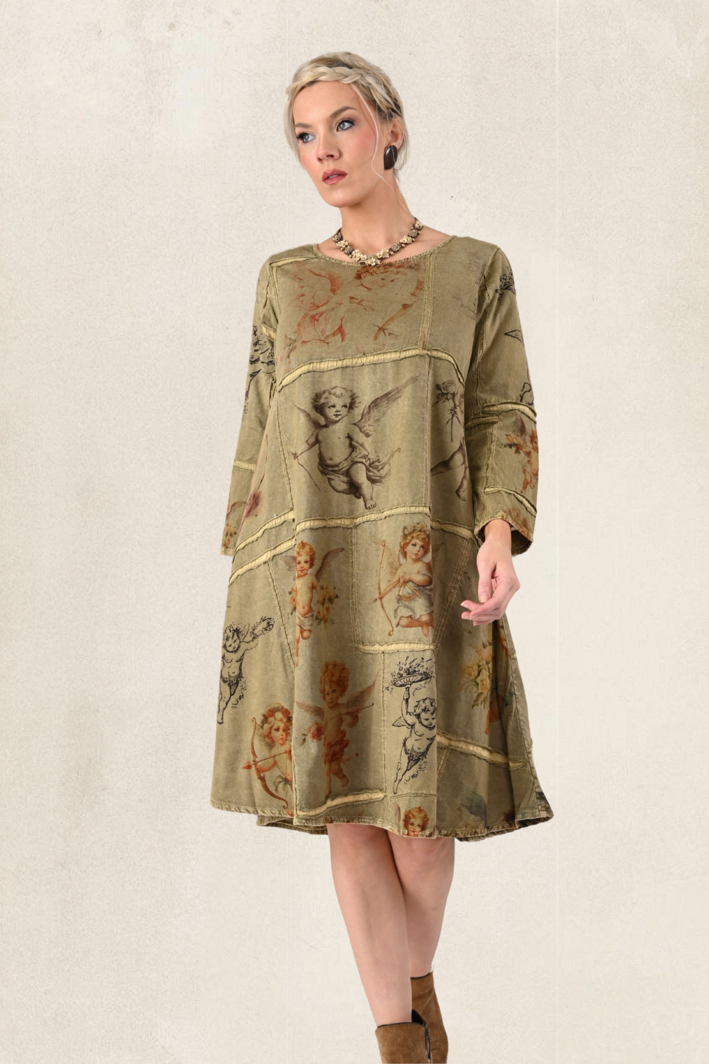 Angel Patchwork Dress