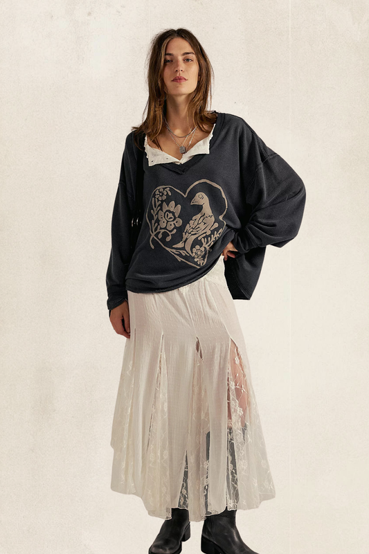 Venice V Neck Graphic