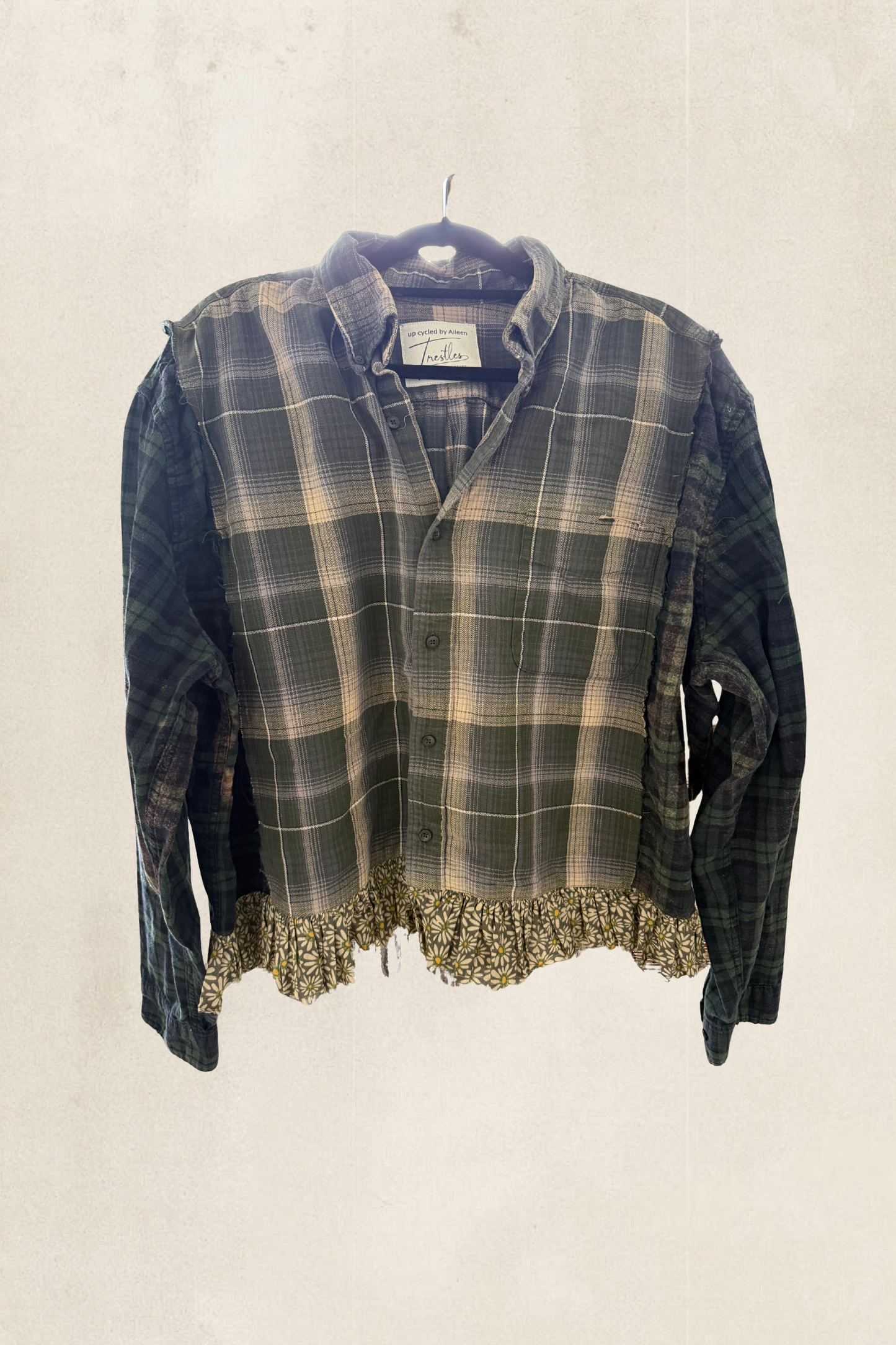 Large Frankenstein Ruffled Flannel