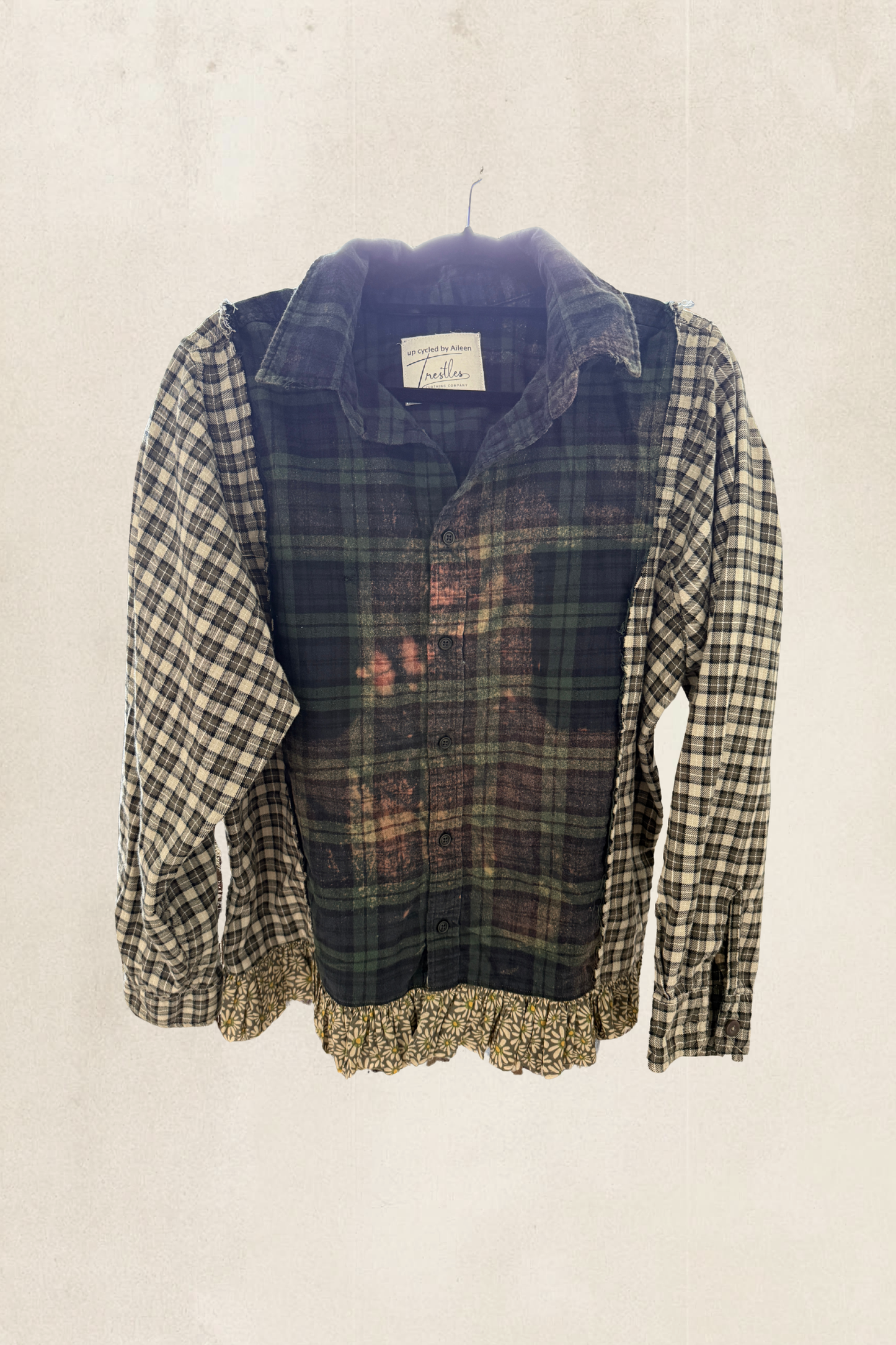 Large Frankenstein Ruffled Flannel