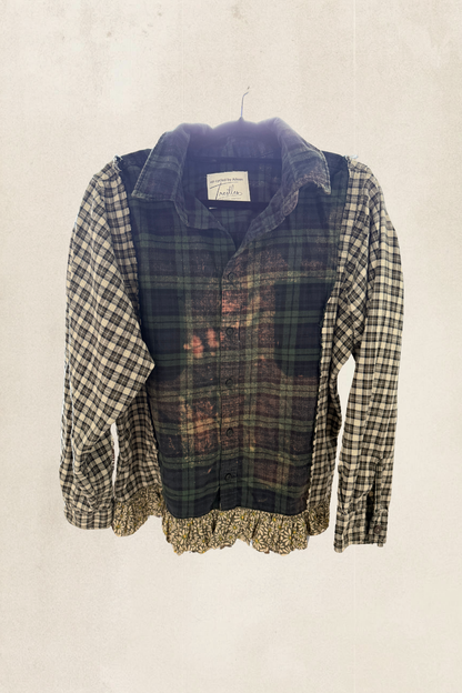 Large Frankenstein Ruffled Flannel