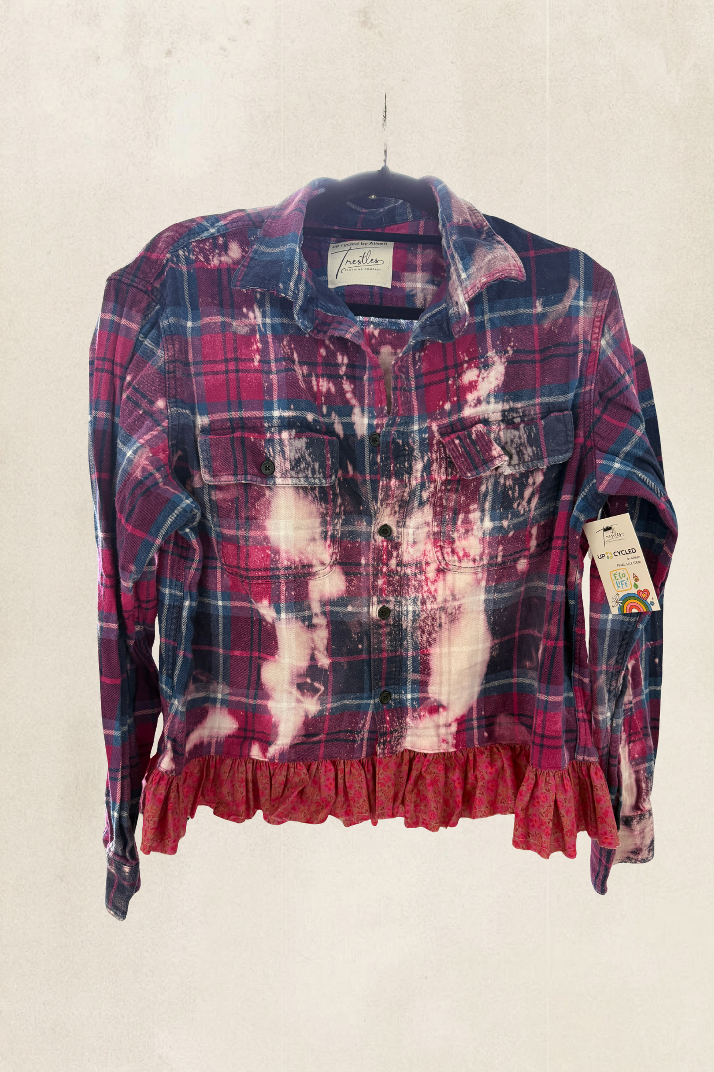 Large Ruffled Flannel