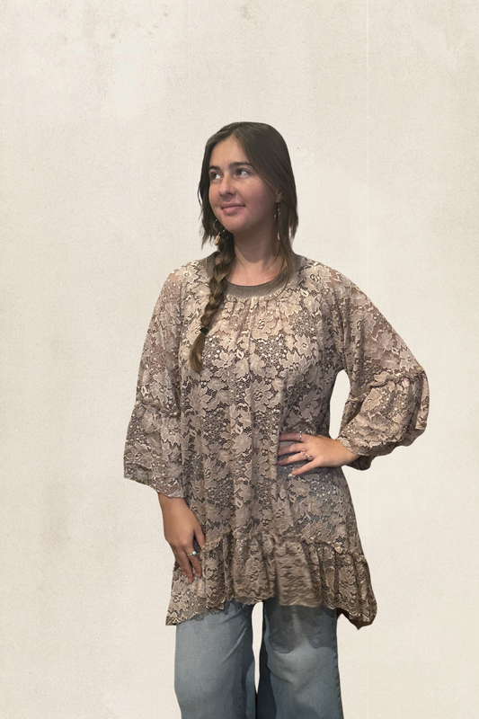 Layered in Time Tunic