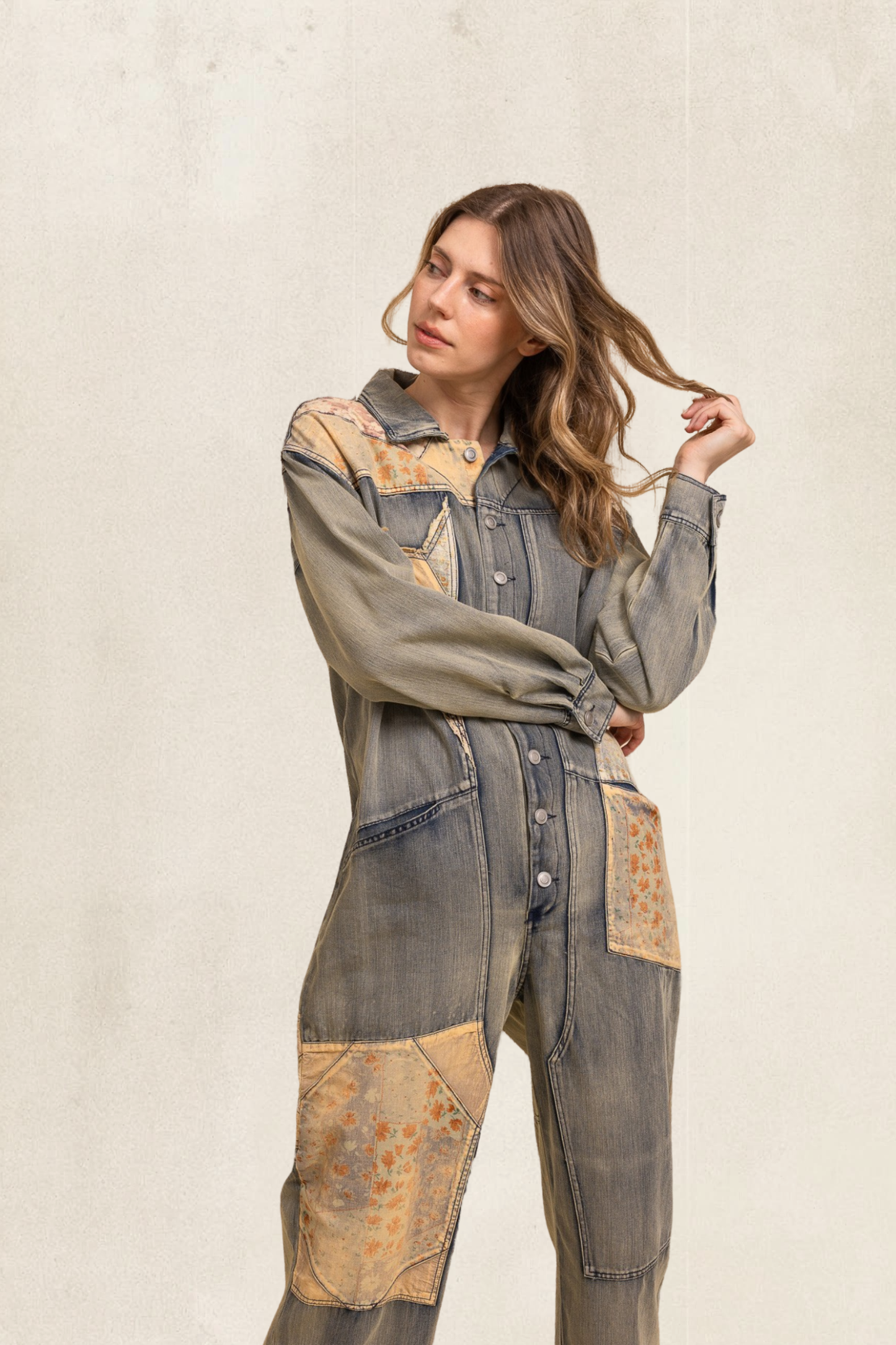 Utility Patched Jumpsuit