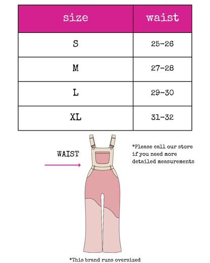 Flared Lace Overalls