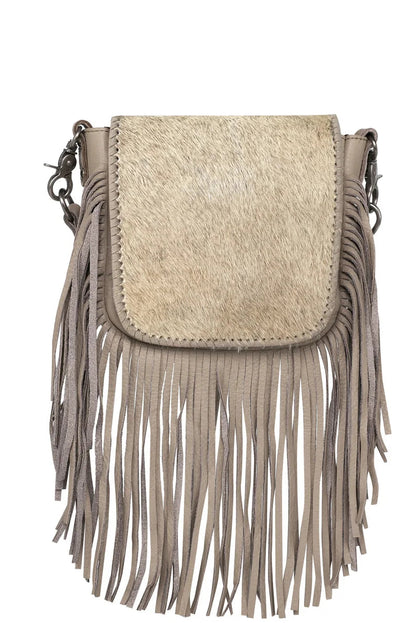 Square Fringe Hair Crossbody