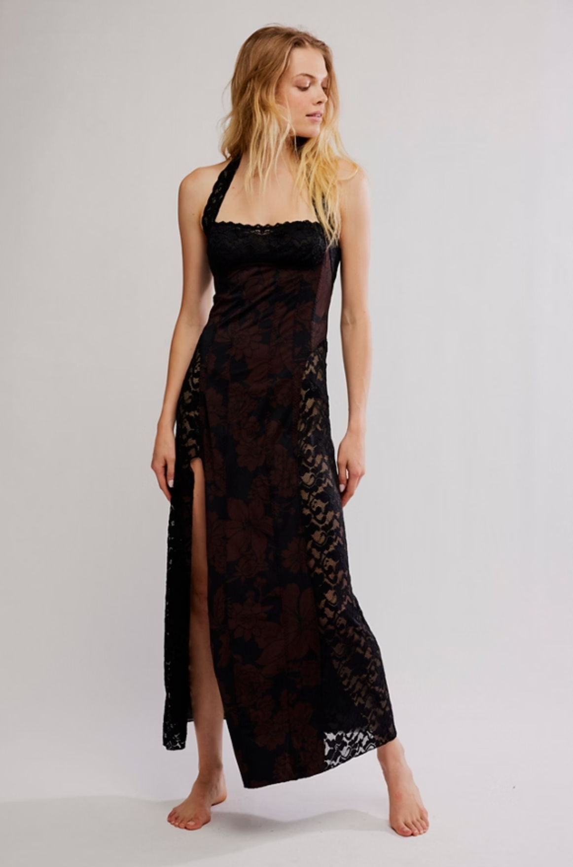 Love You Most Printed Maxi Slip
