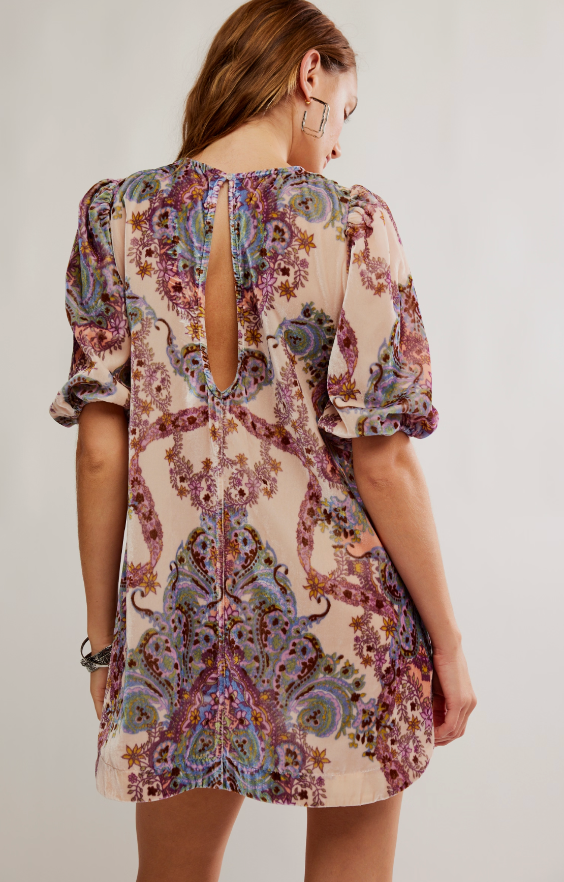 Maye Printed Velvet Tunic