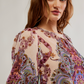 Maye Printed Velvet Tunic