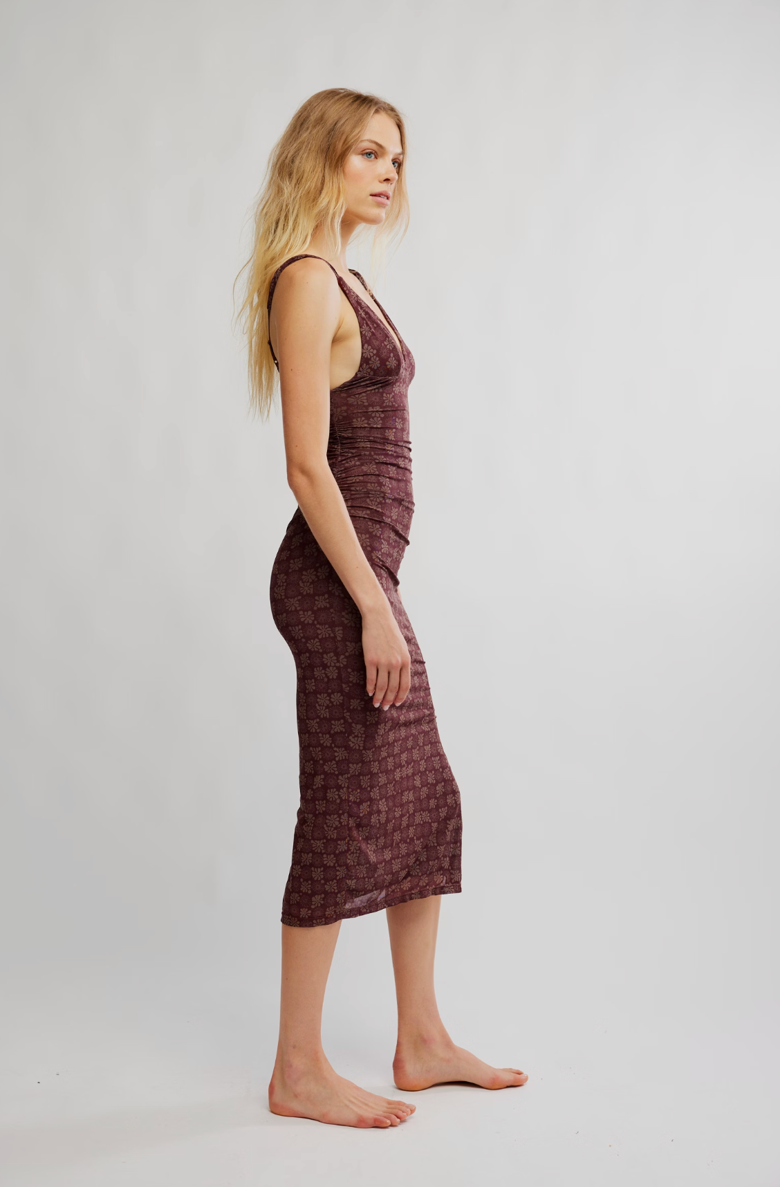 Long Live Printed Mesh Slip