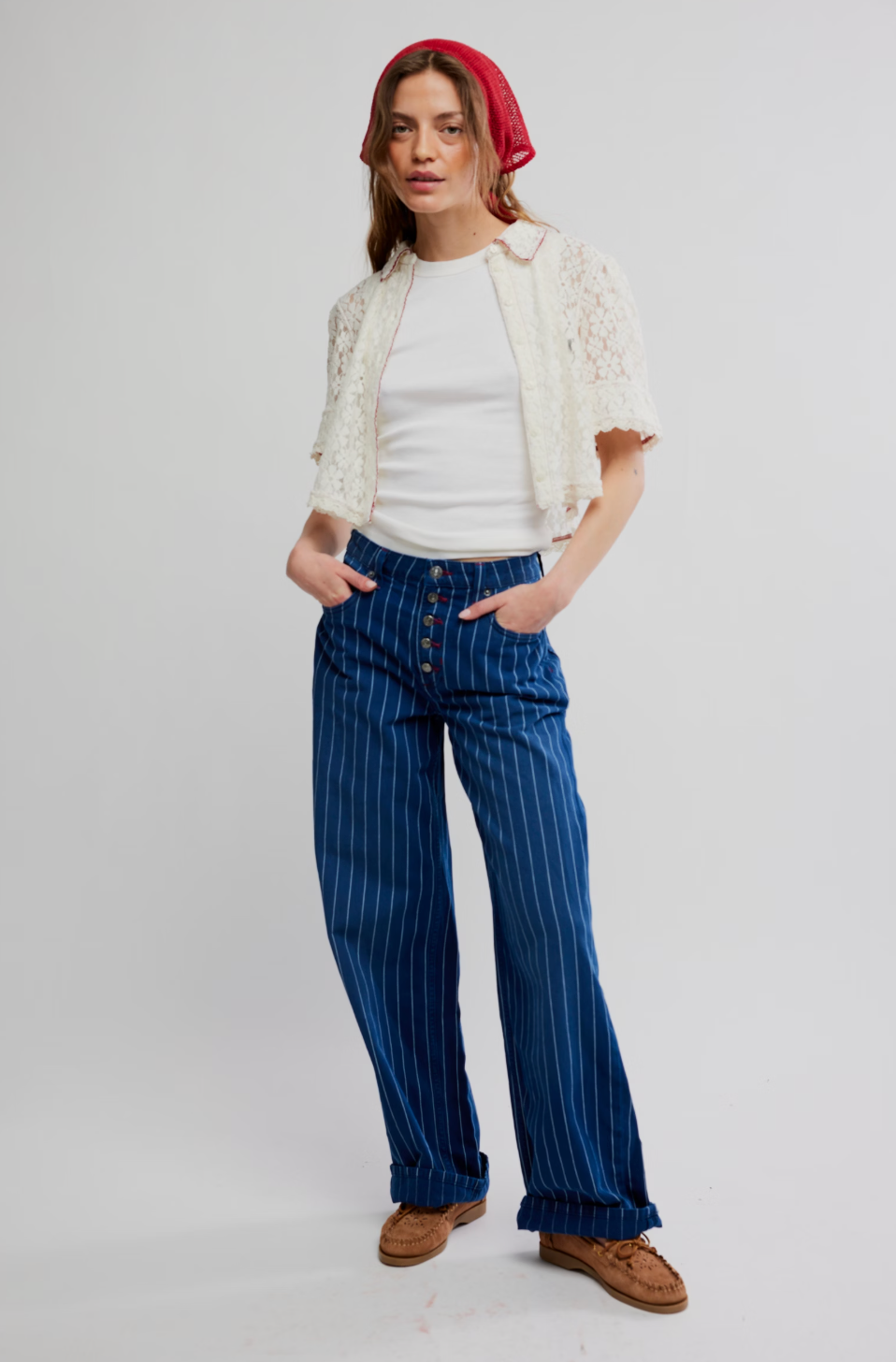 Mannie Lace Buttondown