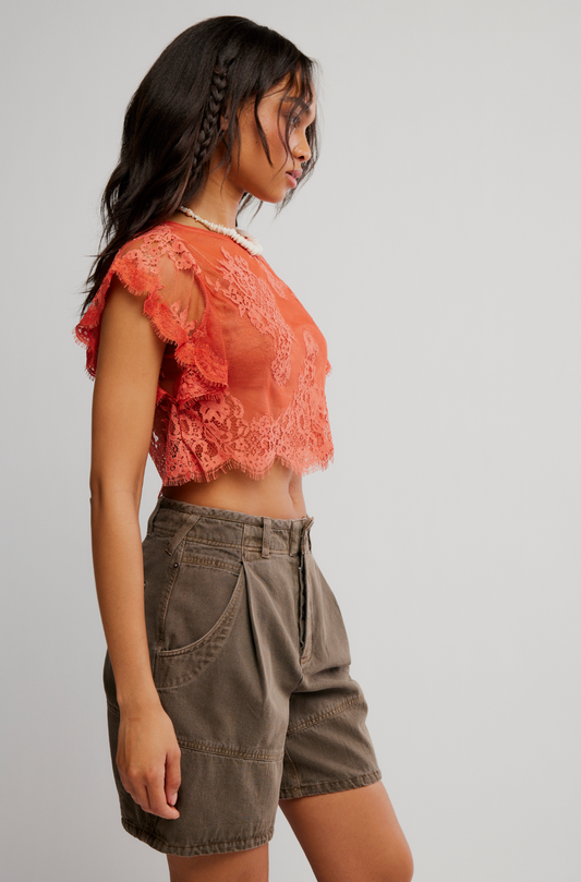 Lunar Ash Lace Top