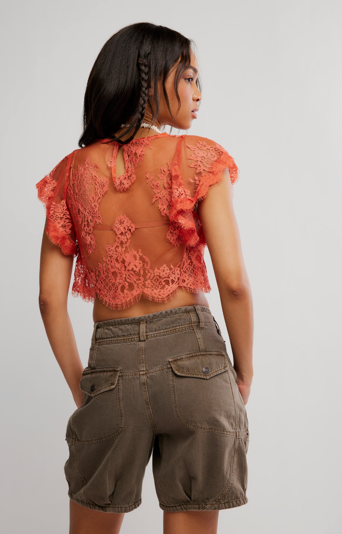 Lunar Ash Lace Top