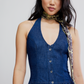 Clean Break Denim Mini