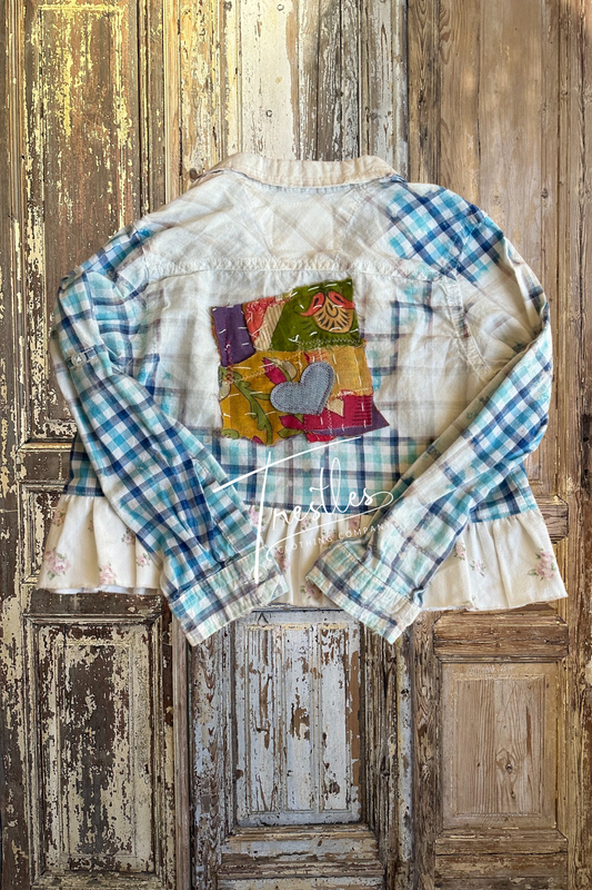 3T Kantha Patch Shirt