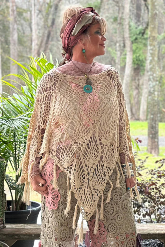 Weaving On Poncho