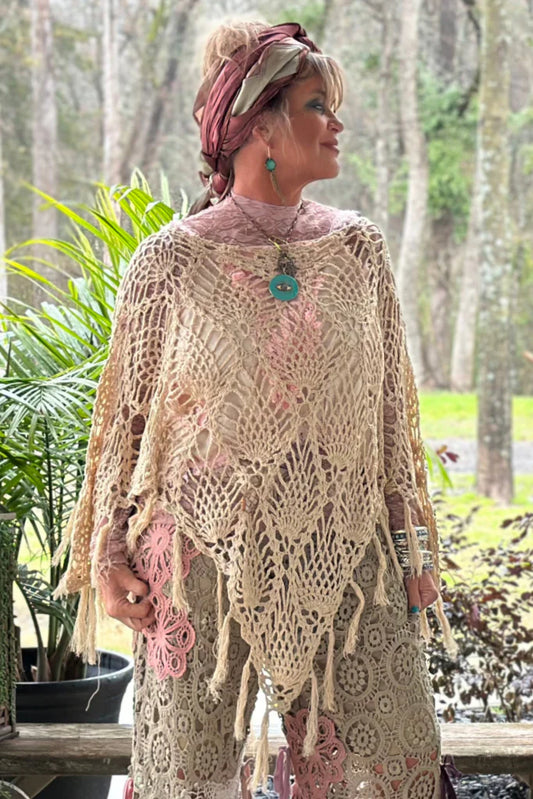 Weaving On Poncho