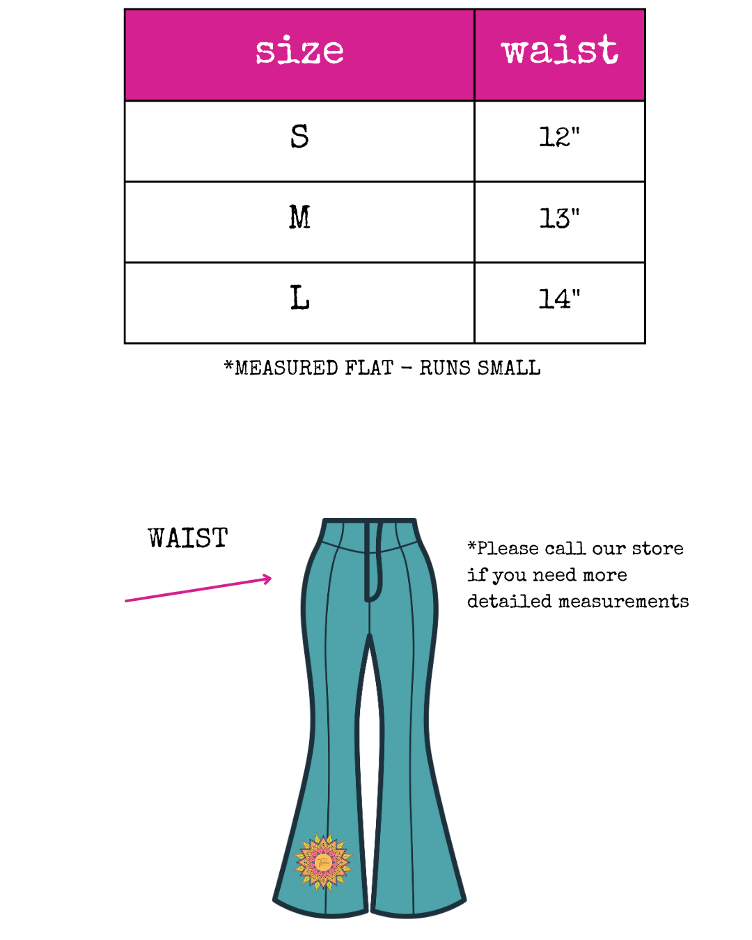 Denim & Lace Flared Jeans