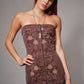 Embroidered Tube Dress