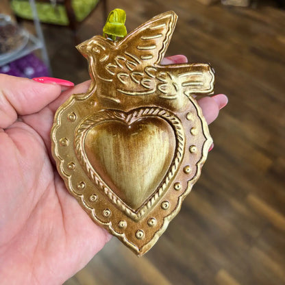 Cross Heart Ornament