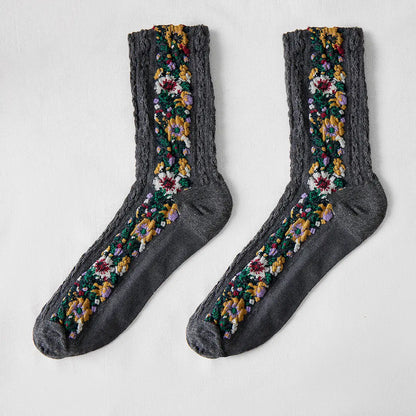 Vintage Floral Socks