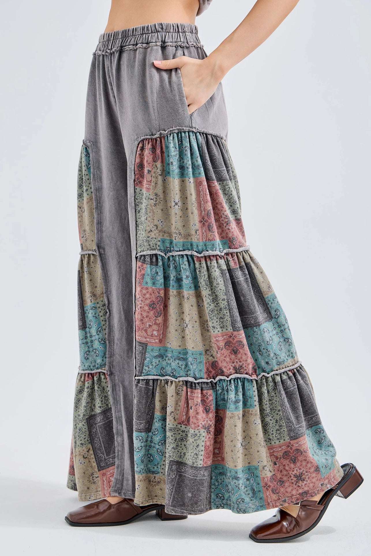 Mineral Knit Patch Pants