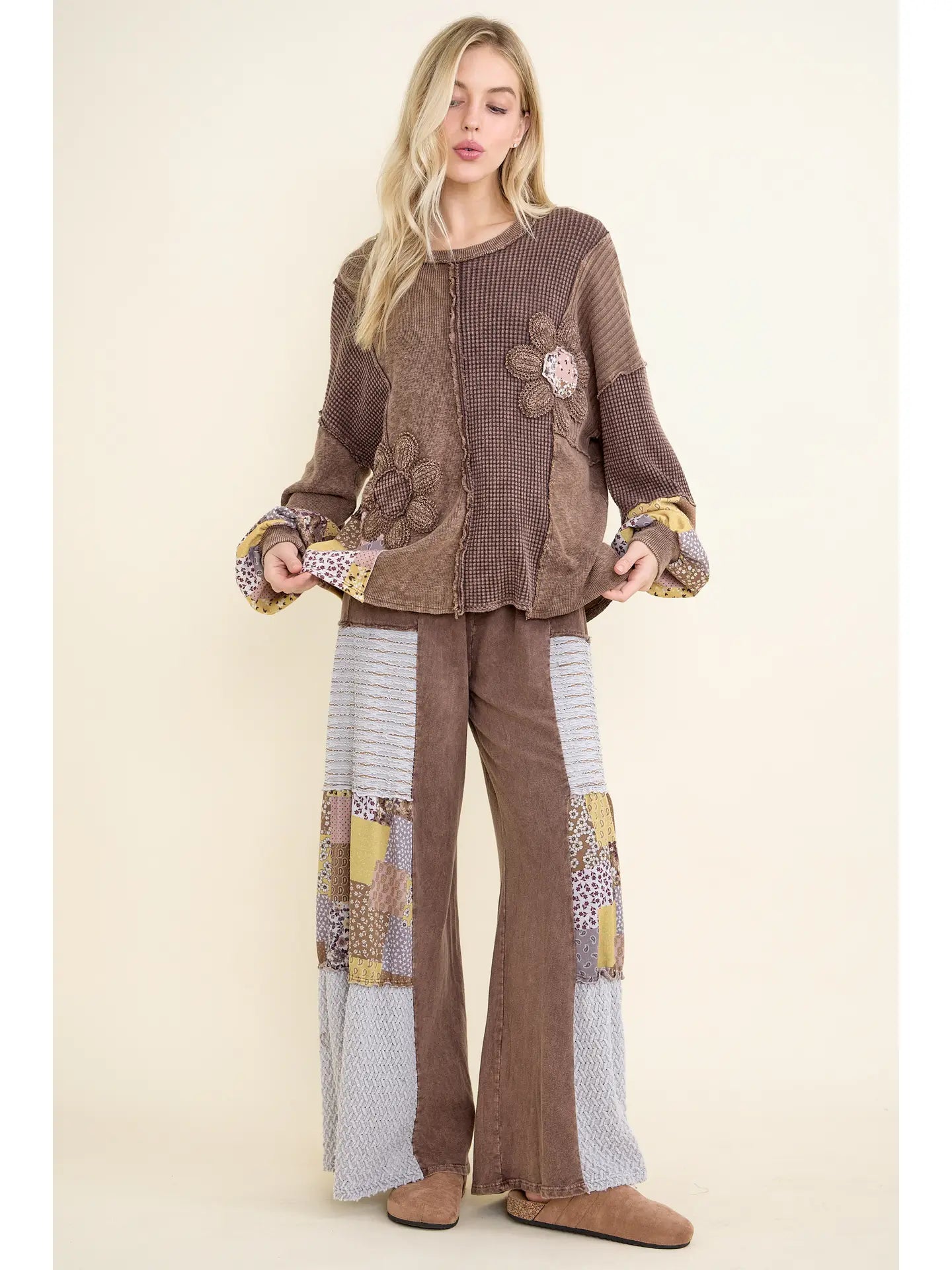 Daisy Patchwork Sweater