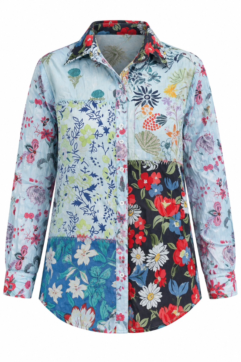 Patch Floral Blouse