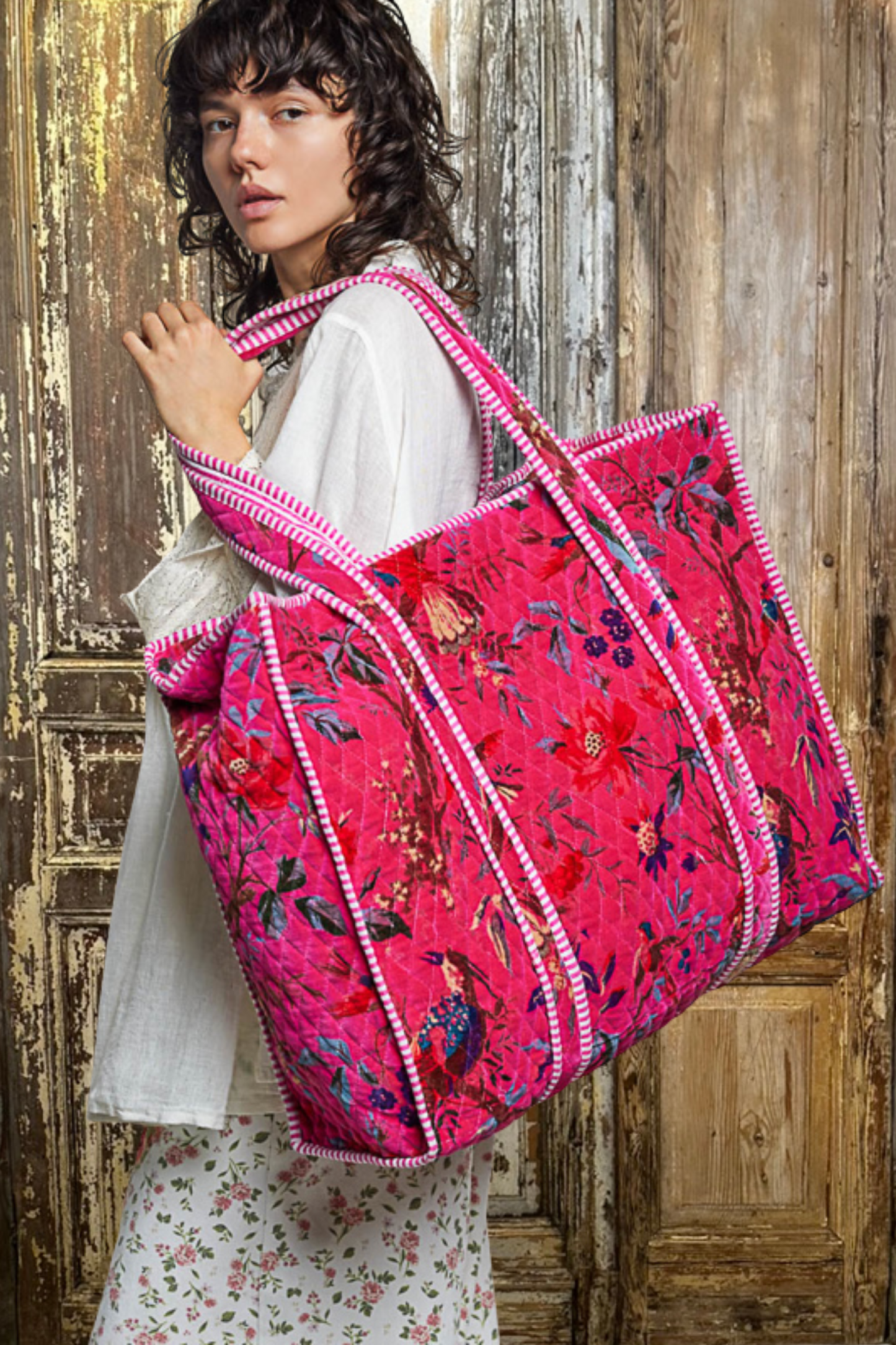 Velvet Boho Tote