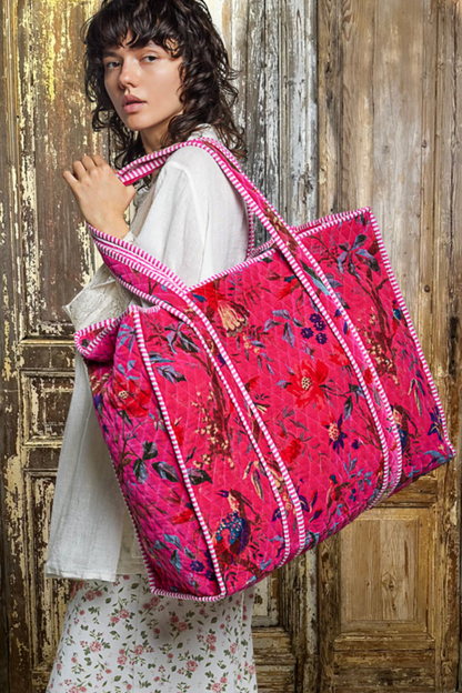 Velvet Boho Tote