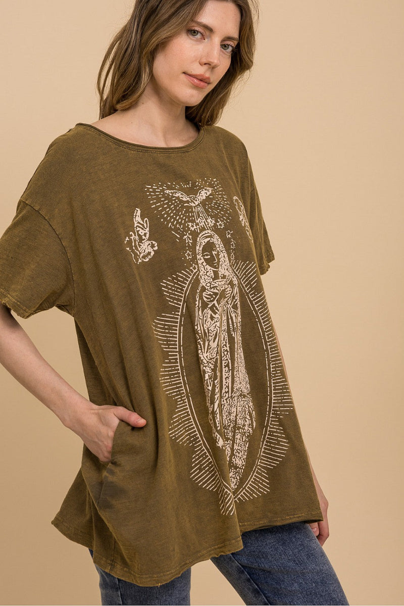 Prosperity of Mary Washed Tee